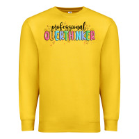 Lemon professional overthinker Premium Sweatshirt - MaliasSmallBusiness