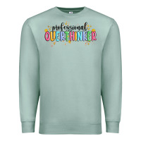 Seafoam professional overthinker Premium Sweatshirt - MaliasSmallBusiness
