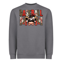 Storm baseball mom messy bun Heavyweight Sweatshirt - Zillion Design Studio