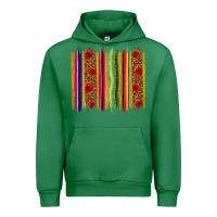 Emerald Mexico Serape Brushstroke Urban Hoodie - texasbilliewilder