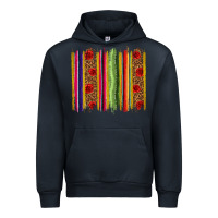 Navy Mexico Serape Brushstroke Urban Hoodie - texasbilliewilder