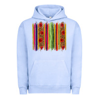 Pigment Grape Ice Mexico Serape Brushstroke Urban Hoodie - texasbilliewilder