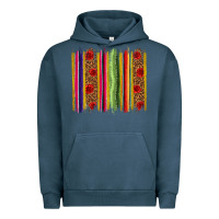 Pigment Midnight Navy Mexico Serape Brushstroke Urban Hoodie - texasbilliewilder