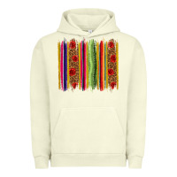 Pigment Pistachio Mexico Serape Brushstroke Urban Hoodie - texasbilliewilder