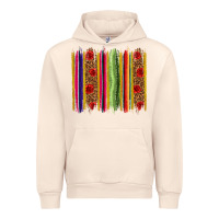 Sandshell Mexico Serape Brushstroke Urban Hoodie - texasbilliewilder