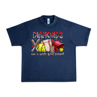 Navy diamonds are a girls best friends Urban Heavy Tee - RacoonDesign
