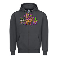 Smoke mardi gras teeth dental assistant Zipper Hoodie - Jasminsmagicworld