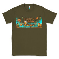 Army Green pumpkin spice and everything nice libbey glass Classic Tee - BundleAndBundleShop