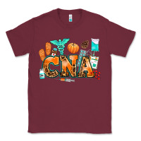 Burgundy cna Classic Tee - AdoDesignShop