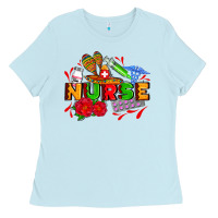 Baby Blue mexican nurse Ladies Tee - AdoDesignShop