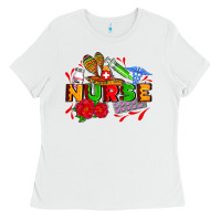 White mexican nurse Ladies Tee - AdoDesignShop