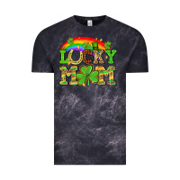 Cloud Black One lucky mom St. Patricks Day Vintage Tee - Neo Western