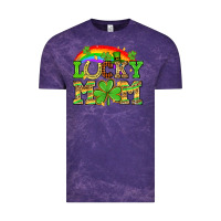 Cloud Purple One lucky mom St. Patricks Day Vintage Tee - Neo Western