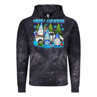 Cloud Black merry christmas gnomies Vintage Hoodie - texasbilliewilder