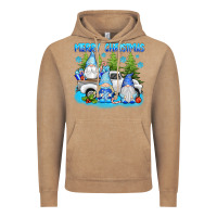 Vintage Coffee merry christmas gnomies Vintage Hoodie - texasbilliewilder