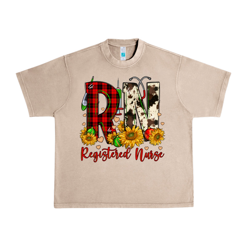 Christmas Rn Registered Nurse Urban Heavy Tee by FaDigitalArtStudio | Teevron