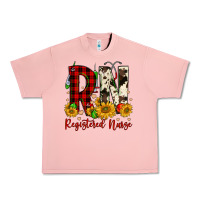 Salmon christmas rn registered nurse Urban Heavy Tee - FaDigitalArtStudio