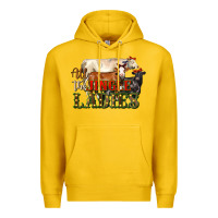 Lemon all the jingle ladies christmas cows Premium Hoodie - LillyAllenDesigns