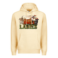 Pina Colada all the jingle ladies christmas cows Premium Hoodie - LillyAllenDesigns