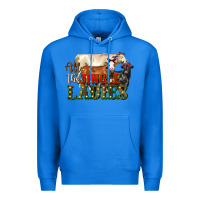 True Royal all the jingle ladies christmas cows Premium Hoodie - LillyAllenDesigns