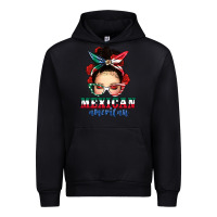 Black Mexican American Messy Bun Urban Hoodie - texasbilliewilder