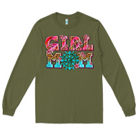 Army Green girl mom Long Sleeve Tee - AdoDesignShop