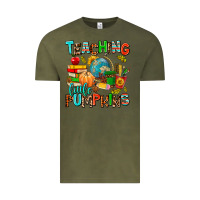 Vintage Olive christmas jolly teachers Vintage Tee - AdoDesignShop