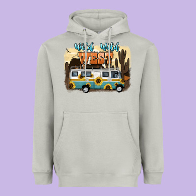Wild Wild West Heavyweight Hoodie Designed By Nancycooperartshop