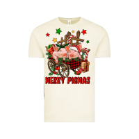 Vintage Arctic merry pig mas Vintage Tee - FaDigitalArtStudio