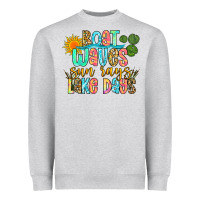 Boat Waves Sun Rays Lake Days Heavyweight Sweatshirt | Teevron