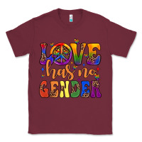 Burgundy love has no gender Classic Tee - JahusDesignShop