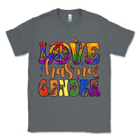 Charcoal Heather love has no gender Classic Tee - JahusDesignShop