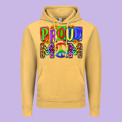 Proud Mom Lgbt Vintage Hoodie Designed By Zillion Design Studio