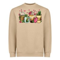 Mushroom cactus coffee cups Heavyweight Sweatshirt - Zillion Design Studio
