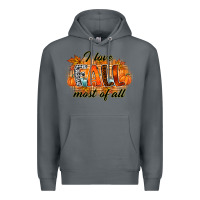Rock i love fall most of all Premium Hoodie - RacoonDesign