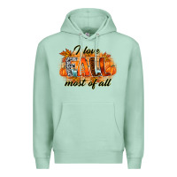 Seafoam i love fall most of all Premium Hoodie - RacoonDesign