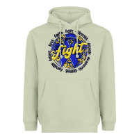 Matcha fight colorectal cancer Heavyweight Hoodie - NancyCooperArtShop
