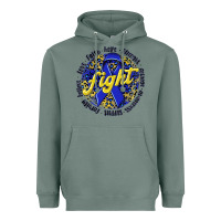 Sage fight colorectal cancer Heavyweight Hoodie - NancyCooperArtShop
