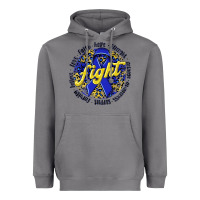 Storm fight colorectal cancer Heavyweight Hoodie - NancyCooperArtShop
