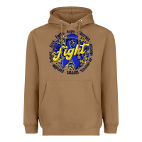 Toasted Coconut fight colorectal cancer Heavyweight Hoodie - NancyCooperArtShop