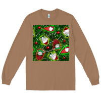 Toasted Coconut christmas gnomes seamless pattern Long Sleeve Tee - BundleAndBundleShop