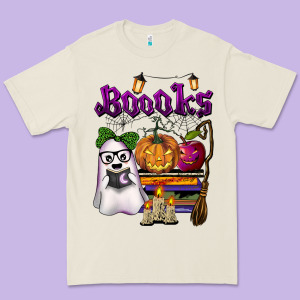 Boooks Premium Tee Designed By Barkaloodesign