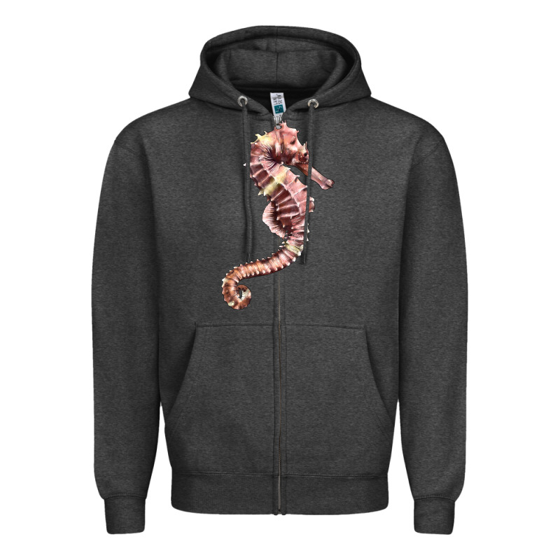 Pink Seahorse Zipper Hoodie by LillyAllenDesigns | Teevron