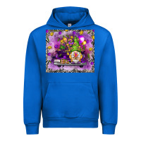 Cobalt Mardi Gras gnome on the truck Urban Hoodie - NancyCooperArtShop