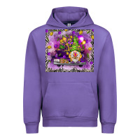 Tulip Mardi Gras gnome on the truck Urban Hoodie - NancyCooperArtShop
