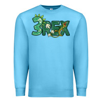 Ocean Blue three rex Premium Sweatshirt - MaliasSmallBusiness
