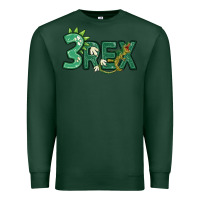 Sports Green three rex Premium Sweatshirt - MaliasSmallBusiness