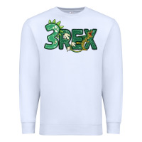 White three rex Premium Sweatshirt - MaliasSmallBusiness