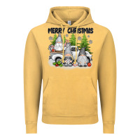 Vintage Mustard merry christmas gnomies Vintage Hoodie - texasbilliewilder
