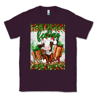 Plum Christmas feeling jolly cow Classic Tee - Artiststas